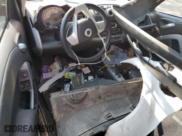 2009 Smart fortwo Passion with VIN WMEEK31XX9K279585, listed as a Copart auction lot 64770805 with Not provided miles and Salvage title. Bid and sale history available at DreamBid. Image 8.