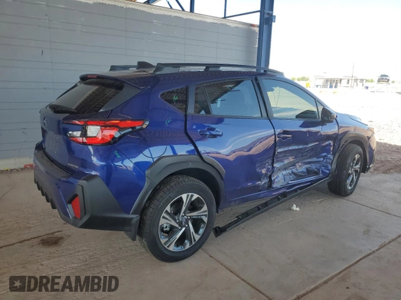 2024 Subaru Crosstrek Premium with VIN JF2GUADC5R8861946, listed as a Copart auction lot 63849085 with 5,224 mi miles and Salvage title. Bid and sale history available at DreamBid. Image 3.