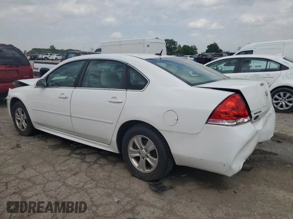 2014 Chevrolet Impala LS with VIN 2G1WA5E31E1161176, listed as a Copart auction lot 56679835 with 145,290 mi miles and Salvage title. Bid and sale history available at DreamBid. Image 2.
