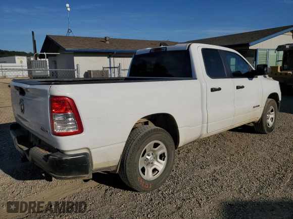 2021 Ram 1500 Tradesman with VIN 1C6RRFCG7MN697353, listed as a Copart auction lot 59113325 with 107,420 mi miles and Clean title. Bid and sale history available at DreamBid. Image 3.