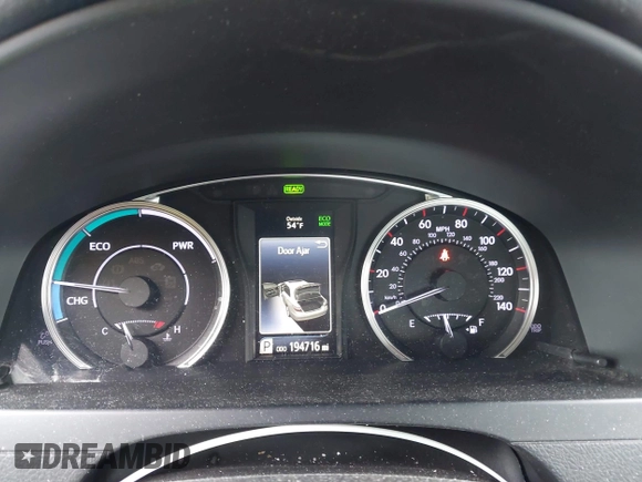2017 Toyota Camry Hybrid LE with VIN 4T1BD1FK0HU207435, listed as a IAAI auction lot 41561337 with 194,716 mi miles. Bid and sale history available at carsss.com. Image 7.