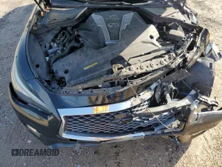 2018 Infiniti Q50 Sport with VIN JN1EV7AP7JM363050, listed as a Copart auction lot 86200424 with 98,433 mi miles and Salvage Title. Bid and sale history available at carsss.com. Image 11.