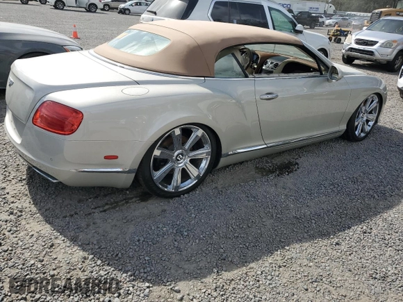 2013 Bentley Continental GT with VIN SCBGR3ZA5DC080940, listed as a Copart auction lot 79669524 with Not Provided miles and Salvage Title. Bid and sale history available at DreamBid. Image 3.