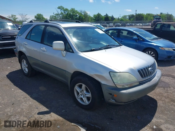 2002 Lexus RX 300 with VIN JTJHF10U520239568, listed as a IAAI auction lot 42179659 with 214,348 mi miles and . Bid and sale history available at DreamBid. Image 1.