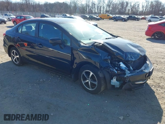 2015 Honda Civic Sedan SE with VIN 19XFB2F77FE217419, listed as a IAAI auction lot 41773049 with 150,891 mi miles. Bid and sale history available at carsss.com. Image 1.