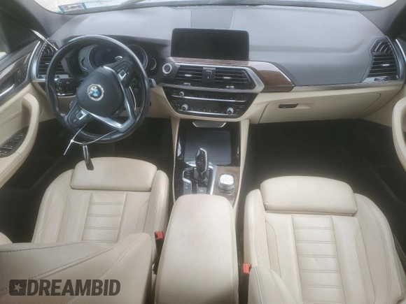 2019 BMW X3 xDrive30i with VIN 5UXTR9C59KLE11205, listed as a Copart auction lot 49008155 with Not Provided miles and Salvage Title. Bid and sale history available at DreamBid. Image 8.