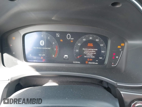 2024 Acura Integra w/A-Spec Package with VIN 19UDE4H32RA025760, listed as a IAAI auction lot 41923473 with 6,448 mi miles and . Bid and sale history available at DreamBid. Image 7.