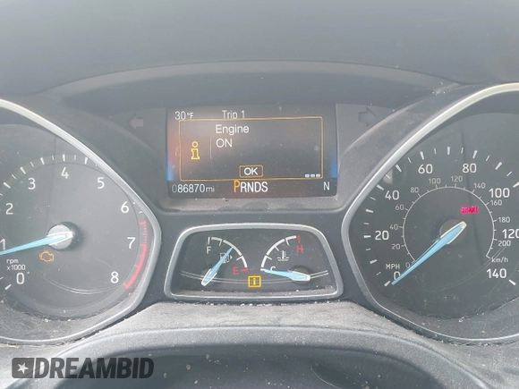 2015 Ford Focus Titanium с VIN 1FADP3N26FL232639, выставлен на аукционе IAAI как лот 41699403 с пробегом 86 870 миль миль и . История ставок и продаж доступна на DreamBid. Изображение 7.