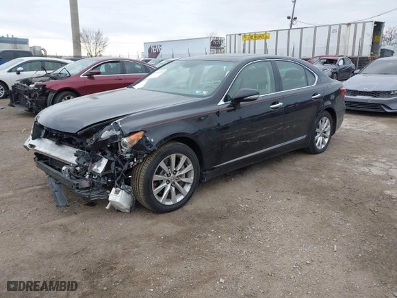 2010 Lexus LS 460 with VIN JTHCL5EF5A5005275, listed as a IAAI auction lot 41683548 with NaN miles. Bid and sale history available at carsss.com. Image 16.