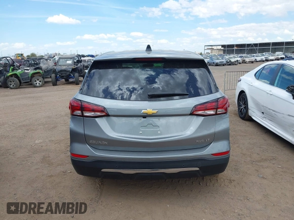2024 Chevrolet Equinox LT with VIN 3GNAXUEG3RS199409, listed as a IAAI auction lot 42043712 with 25,448 mi miles and . Bid and sale history available at DreamBid. Image 16.