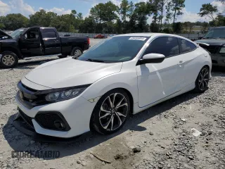 2019 Honda Civic Si with VIN 2HGFC3A50KH754285, listed as a Copart auction lot 69455804 with 47,998 mi miles and Salvage Title. Bid and sale history available at DreamBid. Image 1.
