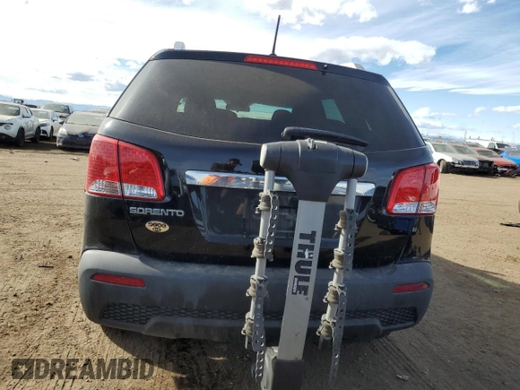 2012 Kia Sorento LX with VIN 5XYKTDA21CG196309, listed as a Copart auction lot 45978005 with 90,002 mi miles and Clean Title. Bid and sale history available at carsss.com. Image 6.