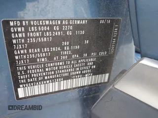 2017 Volkswagen Tiguan Wolfsburg Edition z VIN WVGSV7AXXHW512884, wystawiony jako IAAI lot #42295807 z przebiegiem 79 298 mil mil oraz . Historia ofert i sprzedaży dostępna na DreamBid. Obrazek 9.