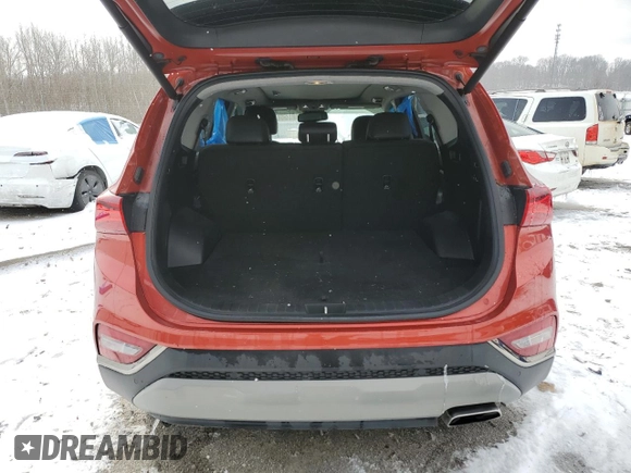 2019 Hyundai Santa Fe Limited with VIN 5NMS5CADXKH066099, listed as a Copart auction lot 43580965 with 80,414 mi miles and Salvage Title. Bid and sale history available at carsss.com. Image 6.