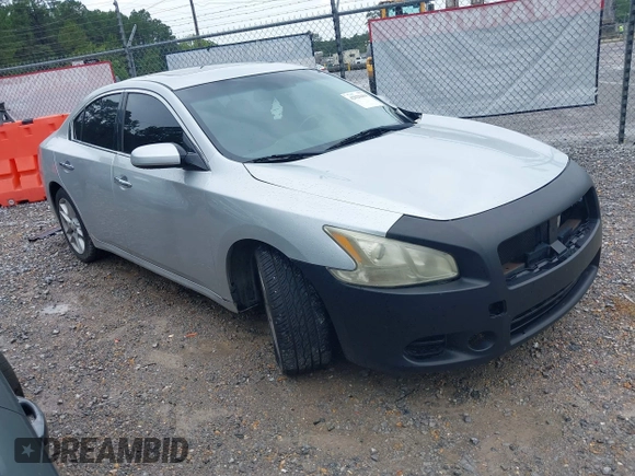 2014 Nissan Maxima S with VIN 1N4AA5AP5EC454945, listed as a IAAI auction lot 42620404 with 179,552 mi miles and . Bid and sale history available at DreamBid. Image 1.