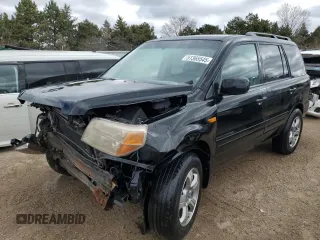 2008 Honda Pilot EX-L with VIN 5FNYF18758B027927, listed as a Copart auction lot 51365545 with 235,972 mi miles and Salvage title. Bid and sale history available at DreamBid. Image 1.