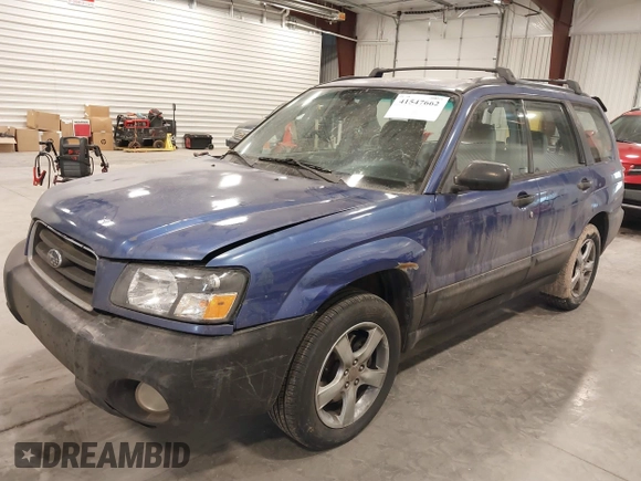 2003 Subaru Forester X with VIN JF1SG63663H708501, listed as a IAAI auction lot 41547662 with 208,134 mi miles. Bid and sale history available at carsss.com. Image 2.