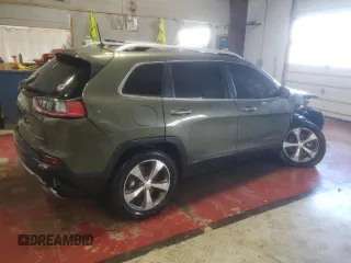 2019 Jeep Cherokee Limited with VIN 1C4PJMDX7KD283891, listed as a Copart auction lot 51229175 with 38,801 mi miles and Salvage Title. Bid and sale history available at DreamBid. Image 3.