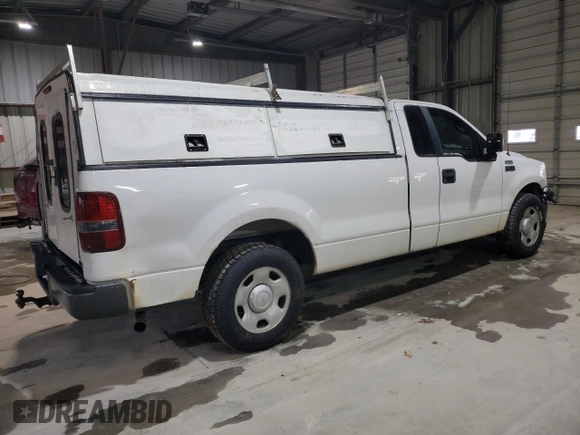 2008 Ford F-150 XL with VIN 1FTRF12218KE99420, listed as a Copart auction lot 44767035 with 180,556 mi miles and Salvage Title. Bid and sale history available at carsss.com. Image 3.