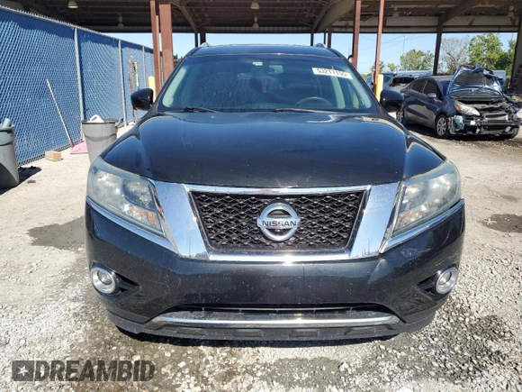 2015 Nissan Pathfinder S with VIN 5N1AR2MN8FC699733, listed as a Copart auction lot 53211155 with 99,153 mi miles and Salvage Title. Bid and sale history available at carsss.com. Image 5.
