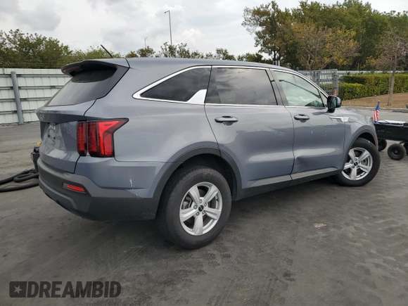 2023 Kia Sorento LX with VIN 5XYRG4LC1PG165642, listed as a Copart auction lot 50574715 with 50,803 mi miles and Non Repairable. Bid and sale history available at carsss.com. Image 3.