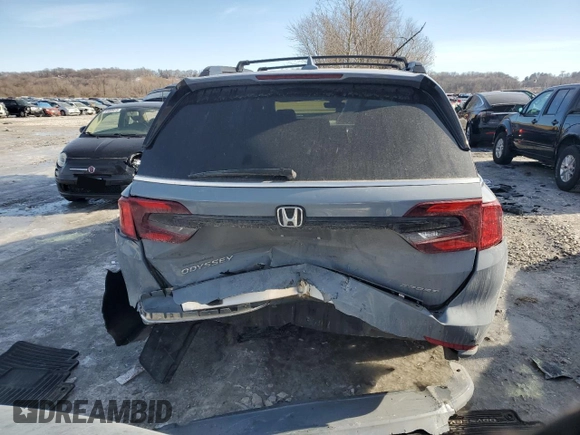 2024 Honda Odyssey Sport with VIN 5FNRL6H7XRB041866, listed as a Copart auction lot 42569215 with 12,393 mi miles and Salvage Title. Bid and sale history available at DreamBid. Image 6.