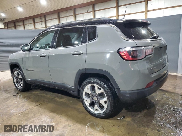 2021 Jeep Compass Limited with VIN 3C4NJDCBXMT596069, listed as a Copart auction lot 42027855 with 119,236 mi miles and Clean title. Bid and sale history available at DreamBid. Image 2.