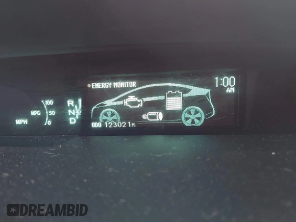 2011 Toyota Prius I with VIN JTDKN3DUXB0287858, listed as a IAAI auction lot 41976759 with 123,021 mi miles and . Bid and sale history available at DreamBid. Image 7.