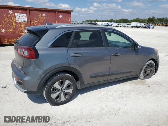 2017 Kia Niro EX with VIN KNDCC3LC0H5037575, listed as a Copart auction lot 48672445 with 93,433 mi miles and Salvage Title. Bid and sale history available at carsss.com. Image 3.