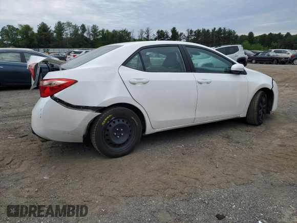 2019 Toyota Corolla L z VIN 2T1BURHE7KC161083, wystawiony jako Copart lot #57727285 z przebiegiem 71 516 mil mil oraz Szkoda całkowita • Salvage title. Historia ofert i sprzedaży dostępna na DreamBid. Obrazek 3.