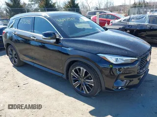 2021 Infiniti QX50 Luxe z VIN 3PCAJ5BB3MF119293, wystawiony jako IAAI lot #41692398 z przebiegiem 36 261 mil mil oraz . Historia ofert i sprzedaży dostępna na DreamBid. Obrazek 1.