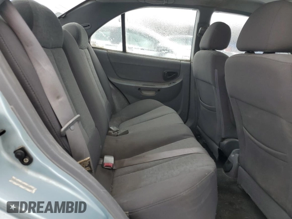 2005 Hyundai Accent GLS with VIN KMHCG45C05U605523, listed as a Copart auction lot 43811815 with 190,638 mi miles and Salvage Title. Bid and sale history available at carsss.com. Image 10.