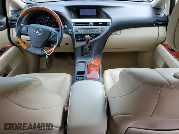 2011 Lexus RX 350 z VIN JTJBK1BA7B2015596, wystawiony jako Copart lot #61337755 z przebiegiem 80 907 mil mil oraz Szkoda całkowita • Salvage title. Historia ofert i sprzedaży dostępna na DreamBid. Obrazek 8.