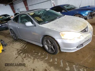 2002 Acura RSX Type S with VIN JH4DC53012C015656, listed as a Copart auction lot 84913014 with 222,475 mi miles and Salvage Title. Bid and sale history available at carsss.com. Image 4.
