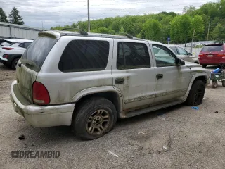 2003 Dodge Durango SLT with VIN 1D4HS48Z63F596484, listed as a Copart auction lot 43329125 with 187,608 mi miles and Salvage title. Bid and sale history available at DreamBid. Image 3.