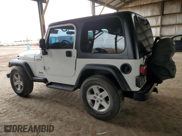 2005 Jeep Wrangler Sport with VIN 1J4FA49S05P301217, listed as a Copart auction lot 53349525 with 139,898 mi miles and Salvage Title. Bid and sale history available at carsss.com. Image 2.