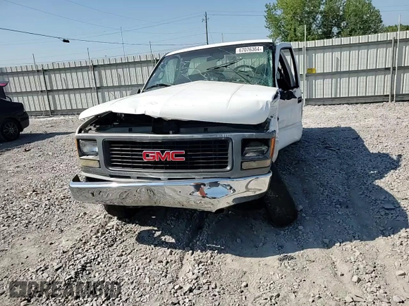 1995 GMC Sierra 1500 with VIN 1GDGC24K0SZ540665, listed as a Copart auction lot 67076364 with 129,534 mi miles and Salvage Title. Bid and sale history available at DreamBid. Image 11.