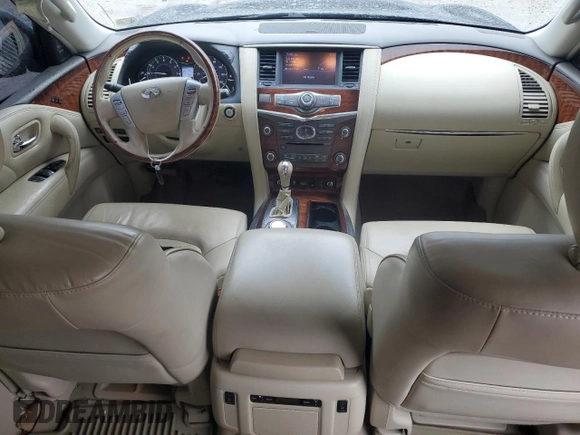 2016 Infiniti QX80 Limited with VIN JN8AZ2NE6G9122432, listed as a Copart auction lot 44016725 with 138,446 mi miles and Salvage title. Bid and sale history available at DreamBid. Image 8.