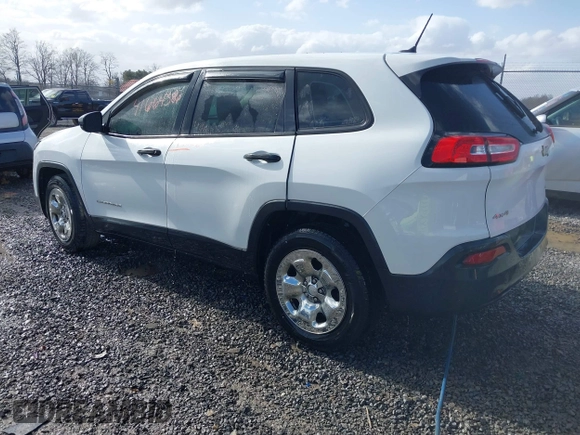 2017 Jeep Cherokee Sport with VIN 1C4PJMAB2HW666711, listed as a IAAI auction lot 41664586 with 42,337 mi miles and . Bid and sale history available at DreamBid. Image 3.