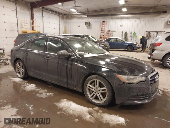 2012 Audi A6 Premium Plus with VIN WAUGGAFC5CN130863, listed as a IAAI auction lot 41327619 with 172,594 mi miles and . Bid and sale history available at DreamBid. Image 1.