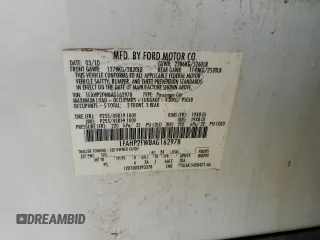2010 Ford Taurus Limited with VIN 1FAHP2FW8AG162978, listed as a Copart auction lot 57617625 with 228,621 mi miles and Salvage title. Bid and sale history available at DreamBid. Image 12.