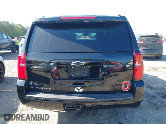 2019 Chevrolet Suburban LS with VIN 1GNSKGKC2KR353977, listed as a IAAI auction lot 42129814 with 85,454 mi miles and . Bid and sale history available at DreamBid. Image 16.