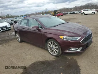 2017 Ford Fusion Titanium with VIN 3FA6P0D97HR160697, listed as a Copart auction lot 52299455 with 90,786 mi miles and Salvage title. Bid and sale history available at DreamBid. Image 4.