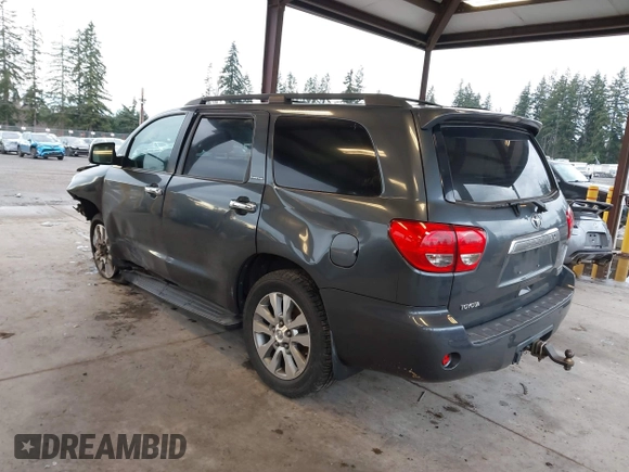 2008 Toyota Sequoia Limited with VIN 5TDBY68A58S010761, listed as a IAAI auction lot 41120472 with 126,270 mi miles and . Bid and sale history available at DreamBid. Image 3.