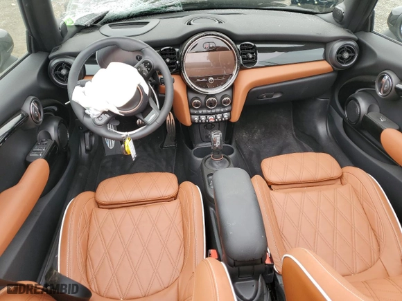 2024 MINI Convertible John Cooper Works with VIN WMW63DL05R3S04452, listed as a Copart auction lot 57512274 with NaN miles and Salvage Title. Bid and sale history available at carsss.com. Image 8.