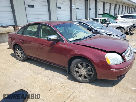 2007 Ford Five Hundred Limited with VIN 1FAHP25167G114135, listed as a Copart auction lot 66188774 with 112,621 mi miles and Salvage Title. Bid and sale history available at carsss.com. Image 4.