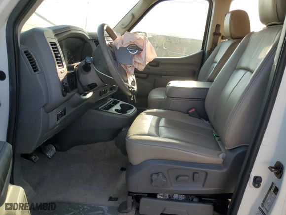2017 Nissan NV Passenger SL with VIN 5BZAF0AA7HN852886, listed as a Copart auction lot 72086444 with 89,894 mi miles and Salvage Title. Bid and sale history available at carsss.com. Image 7.