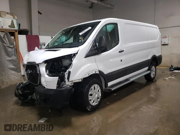 2023 Ford Transit Cargo with VIN 1FTBR1Y87PKA51654, listed as a Copart auction lot 82376064 with 18,442 mi miles and Clean Title. Bid and sale history available at DreamBid. Image 1.