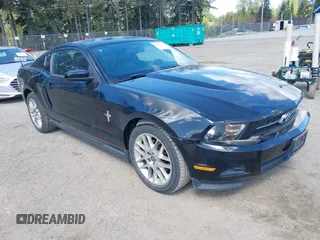 2012 Ford Mustang V6 Premium with VIN 1ZVBP8AM5C5251864, listed as a IAAI auction lot 42087587 with 171,417 mi miles. Bid and sale history available at carsss.com. Image 1.