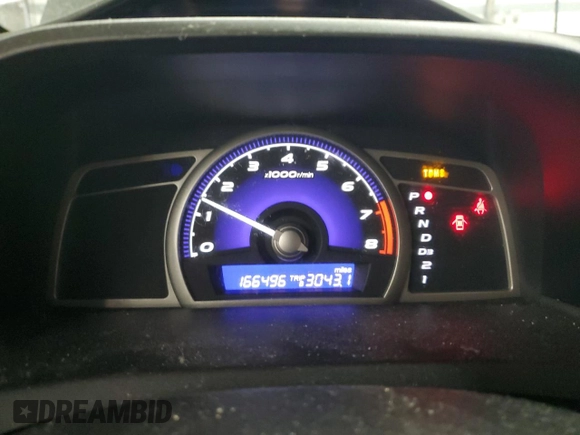 2006 Honda Civic LX with VIN 1HGFA16516L051998, listed as a Copart auction lot 47038345 with 166,496 mi miles and Salvage Title. Bid and sale history available at DreamBid. Image 9.